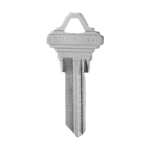 Ilco 101C-NP SC4 Schlage Look-a-Like Key Blank, Nickel Plated