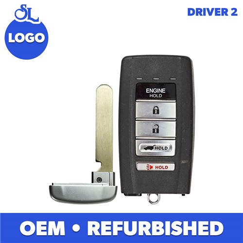 ACURA 5-BTN L,U,P,H,RS SMART KEY - KR537924100 - 902 MHZ