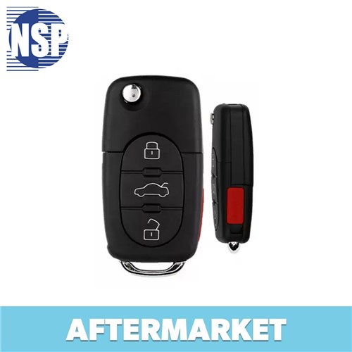 NSP AUDI 4-BTN L,U,P,T FLIP KEY - FCC: MYT820837231 - 315 MHZ - 4DO-837-231-P