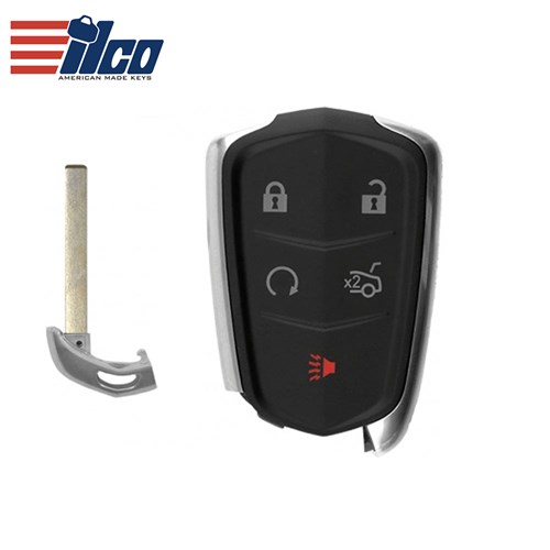 ILCO CADILLAC 5-BTN L,U,P,T,RS SMART KEY - FCC: HYQ2AB - 315 MHZ