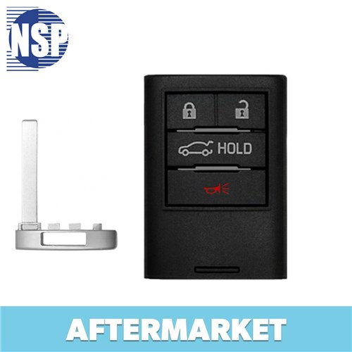 NSP CADILLAC 4-BTN L,U,T,P SMART KEY - FCC: NBG009768T - 315 MHZ