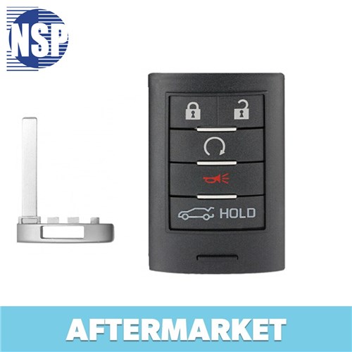 NSP CADILLAC 5-BTN L,U,T,P,RS SMART KEY - FCC: NBG009768T - 315 MHZ