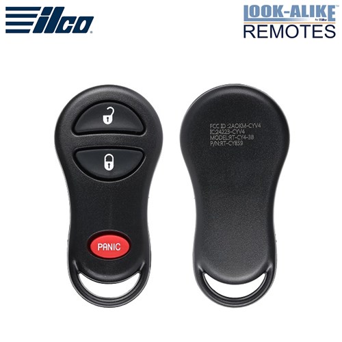 ILCO JEEP 3-BTN L,U,P REMOTE - FCC: GQ43VT9T