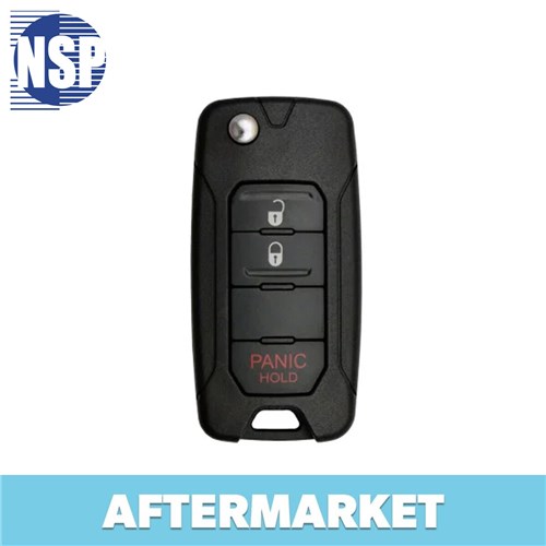 NSP JEEP 3-BTN L,U,P FLIP KEY - FCC: 2ADFTFI5AM433TX