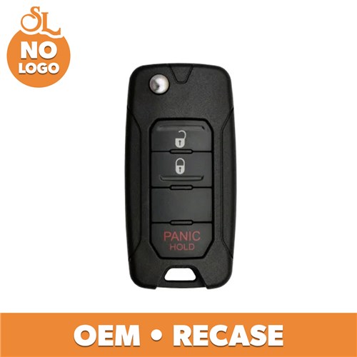 JEEP 3-BTN L,U,P FLIP KEY - 2ADFTFI5AM433TX