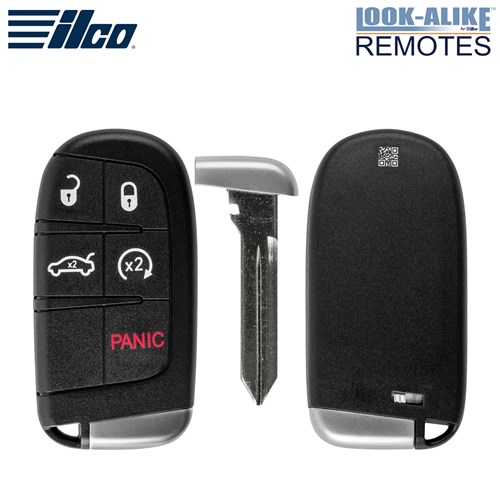 ILCO CHRYSLER / DODGE 5-BTN L,U,T,P,RS SMART KEY - FCC: M3N-40821302