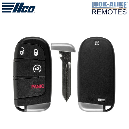 ILCO DODGE / JEEP 4-BTN L,U,RS,P SMART KEY - FCC: M3N-40821302