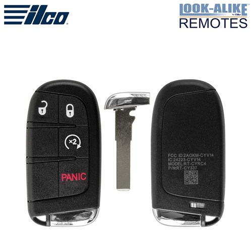 ILCO JEEP COMPASS 4-BTN L,U,P,RS SMART KEY - FCC: M3N-40821302