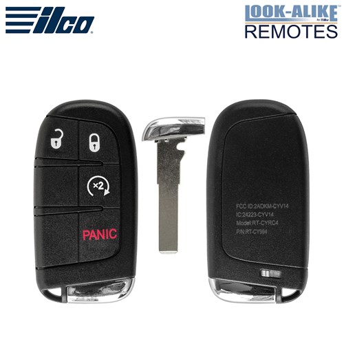 ILCO JEEP RENEGADE 4-BTN L,U,P,RS SMART KEY - FCC: M3N-40821302