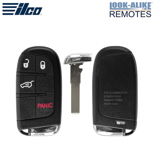 ILCO JEEP 4-BTN L,U,H,P SMART KEY - FCC: M3N-40821302