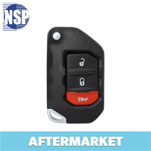 NSP JEEP 3-BTN FLIP KEY - FCC: OHT1130261