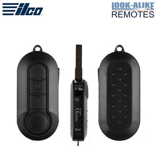 ILCO FIAT 3-BTN L,U,T FLIP KEY - FCC: LTQF12AM433TX