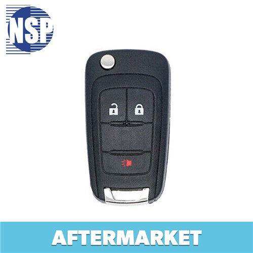 CHEVROLET 3-BTN L,U,P FLIP KEY - FCC: A2GM3AFUS03 - 315 MHZ - DWO4R