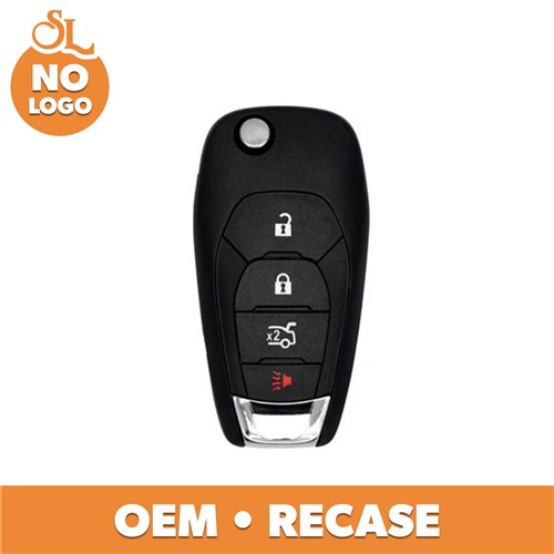 CHEVROLET 4-BTN L,U,P,T FLIP KEY - LXP-T004  - 433 MHZ