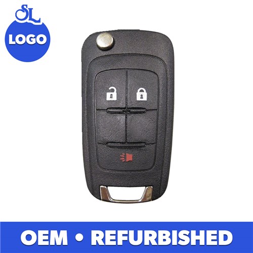 CHEVROLET 3-BTN L,U,P FLIP KEY - OHT01060512 - 315 MHZ