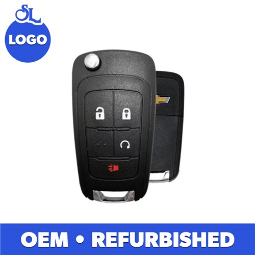 CHEVROLET 4-BTN L,U,P,RS FLIP KEY - OHT01060512 - 315 MHZ