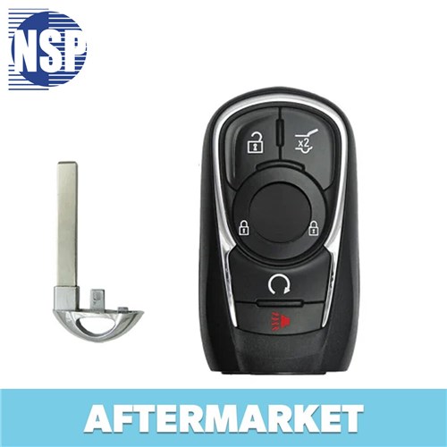 NSP GMC / CHEVROLET 5-BTN L,U,P,H,RS SMART KEY - FCC: HYQ4EA - 433 MHZ