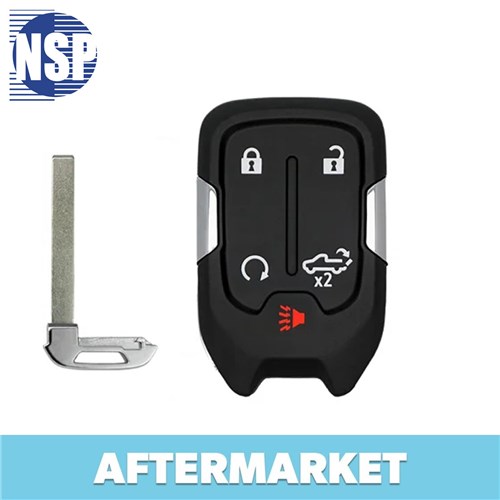 NSP GMC / CHEVROLET 5-BTN L,U,P,TG,RS SMART KEY - FCC: HYQ1EA - 433 MHZ