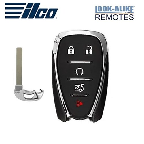 ILCO CHEVROLET 5-BTN L,U,P,T,RS SMART KEY - FCC: HYQ4AA - 315 MHZ