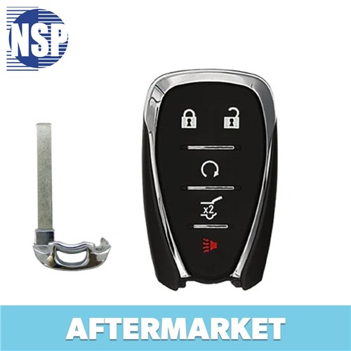 NSP GMC / CHEVROLET 5-BTN L,U,P,H,RS SMART KEY - FCC: HYQ4EA - 433 MHZ