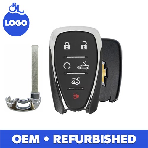 CHEVROLET 6-BTN L,U,P,TOP,T,RS SMART KEY - HYQ4ES - 433 MHZ