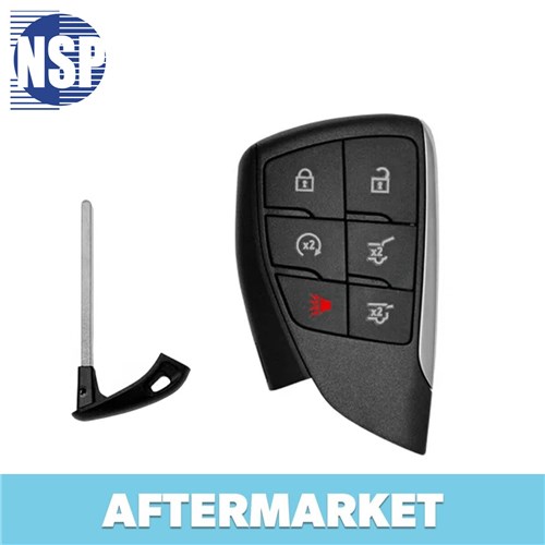 NSP GMC / CHEVROLET 6-BTN L,U,P,H,RG,RS SMART KEY - FCC: YG0G21TB2 - 433 MHZ