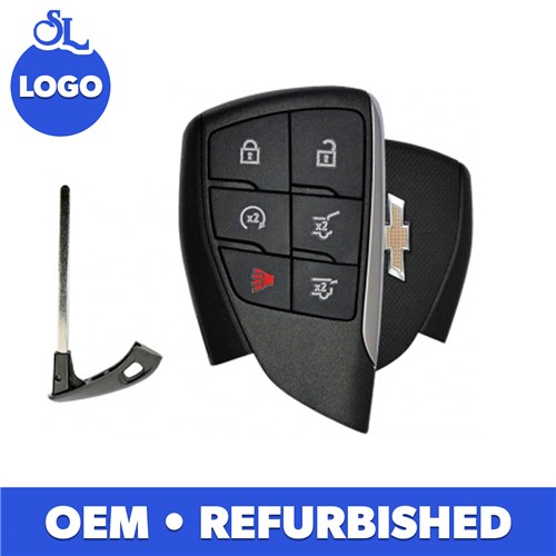 CHEVROLET 6-BTN L,U,P,H,RG,RS SMART KEY - YG0G21TB2 - 433 MHZ