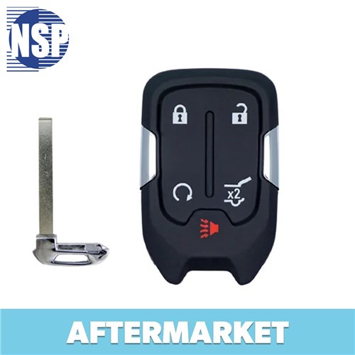 NSP GMC / CHEVROLET 5-BTN L,U,P,H,RS SMART KEY - FCC: HYQ1AA - 315 MHZ