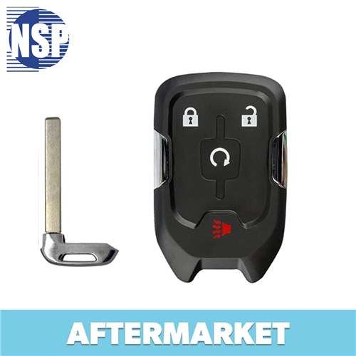 NSP GMC / CHEVROLET 4-BTN L,U,P,RS SMART KEY - FCC: HYQ1EA - 433 MHZ