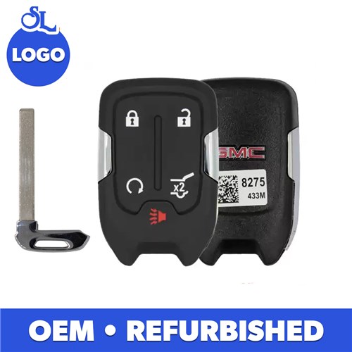 GMC 5-BTN L,U,P,H,RS SMART KEY - HYQ1ES - 433 MHZ