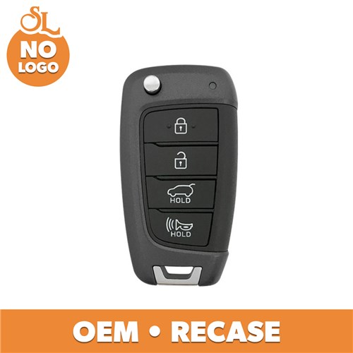 HYUNDAI 4-BTN L,U,P,H FLIP KEY - FCC: OSLOKA-450T - OE: 95430-J9500(T) - 433 MHZ