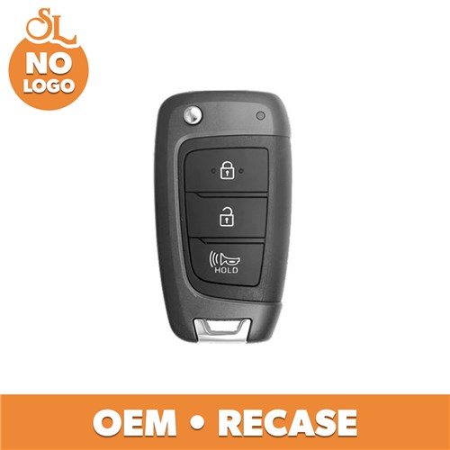 HYUNDAI 3-BTN L,U,P FLIP KEY - FCC: TQ8-RKE-4F41 - OE: 95430-S2300 - 433 MHZ