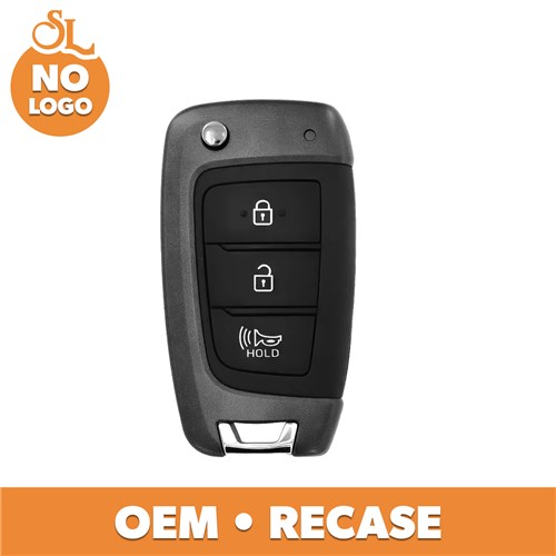 HYUNDAI 3-BTN L,U,P FLIP KEY - FCC: 2AV76-NMOK-451T (OS PE) - OE: 95430-J9300 - 433 MHZ