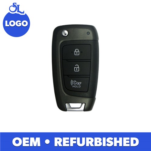 HYUNDAI 3-BTN L,U,P FLIP KEY - FCC: TQ8-RKE-4F43 - OE: 95430-N9050 - 433 MHZ