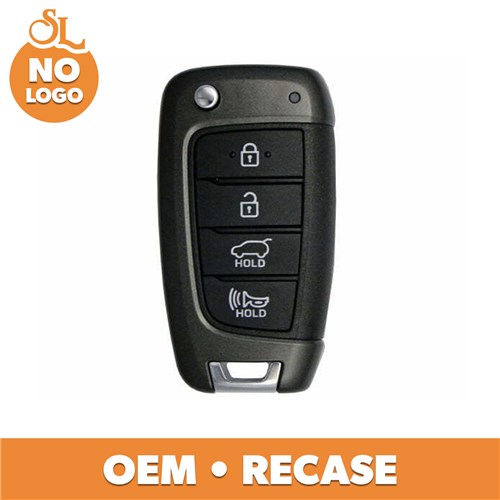 HYUNDAI 4-BTN L,U,P,H FLIP KEY - FCC: OSLOKA-450T - 433 MHZ