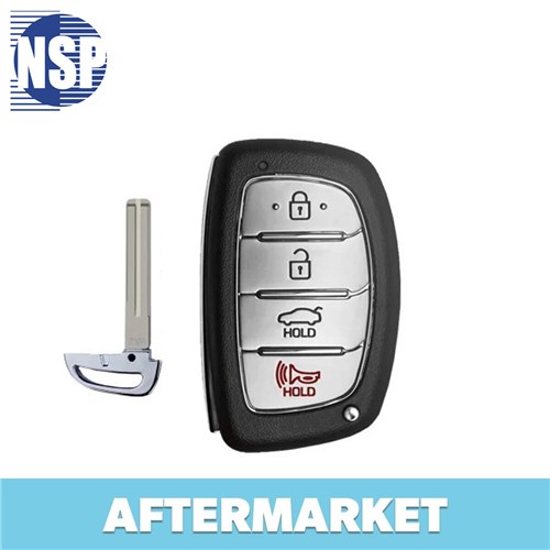 NSP HYUNDAI 4-BTN L,U,P,T SMART KEY - FCC: CQOFD00120 - OE: 95440-C1000, 95440-C1001 - 433 MHZ