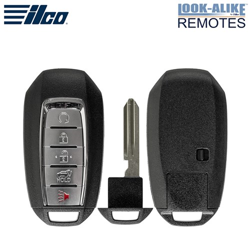 ILCO INFINITI 5-BTN L,U,P,H,RS SMART KEY - FCC: KR5TXN7 - OE: 285E3-9NR5A, 285E3-9NR5B - 433 MHZ