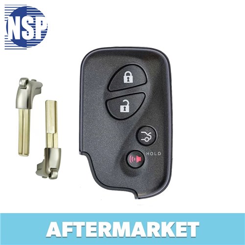 NSP LEXUS 4-BTN L,U,P,T SMART KEY - FCC: HYQ14AAB, AEM-0140 - 0140, NUMBER BOARD