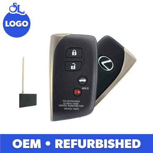 LEXUS 4-BTN L,U,P,T SMART KEY - FCC: HYQ14ACX - 5290 "GNE" BOARD