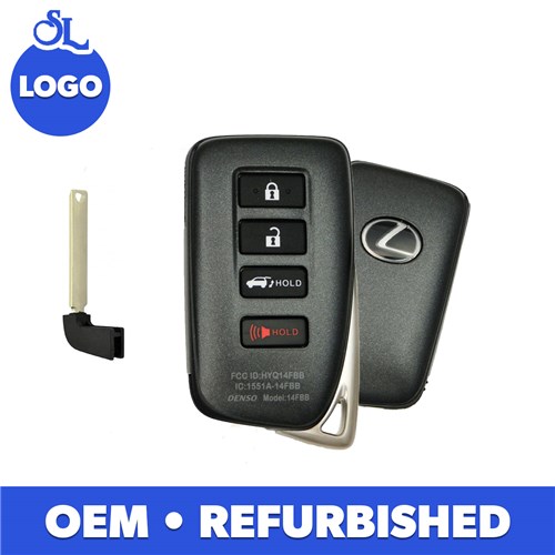 LEXUS 4-BTN L,U,P,H SMART KEY - FCC: HYQ14FBB - 0010 "G" BOARD