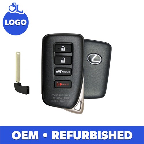 LEXUS 4-BTN L,U,P,H SMART KEY - FCC: HYQ14FLB - 3950 BOARD - 89904-48V80