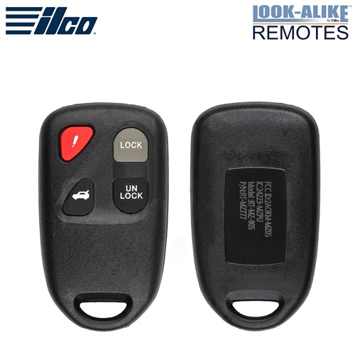 ILCO MAZDA 4-BTN L,U,P,T REMOTE - FCC: KPU41777