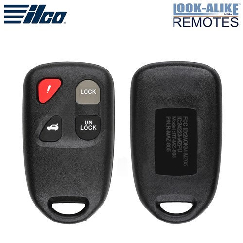 ILCO MAZDA 4-BTN L,U,P,T REMOTE - FCC: KPU41805