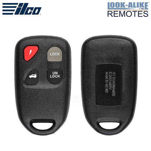 ILCO MAZDA 4-BTN L,U,P,T REMOTE - FCC: KPU41805