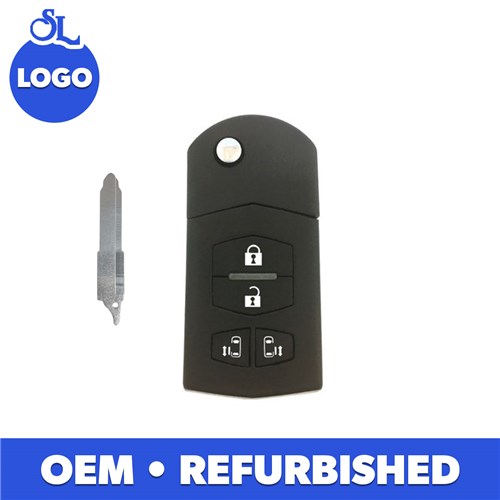 MAZDA 4-BTN L,U,SD,SD FLIP KEY - FCC: OUCG80-335A-A