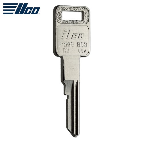 Ilco GM B63 Metal Head Key Blank (Pack/10)