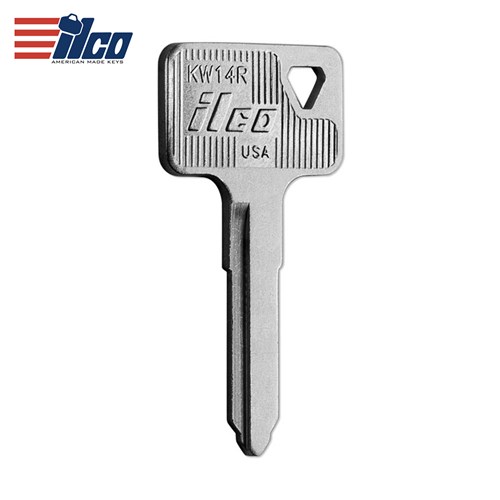 Ilco Kawasaki KW14R Motorcycle Key Blanks (Pack/10)