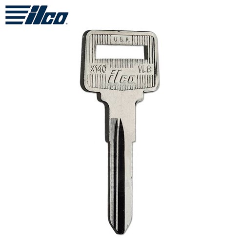 Ilco Volvo VL8 Metal Head Key Blank (Pack/10)