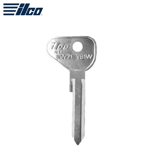 Ilco Volkswagen VW71 Metal Head Key Blank (Pack/10)