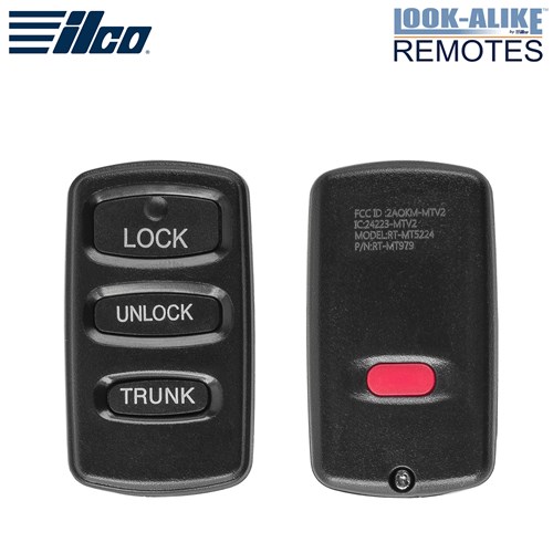 ILCO MITSUBISHI 4-BTN L,U,P,T REMOTE - FCC: OUCG8D-522M-A